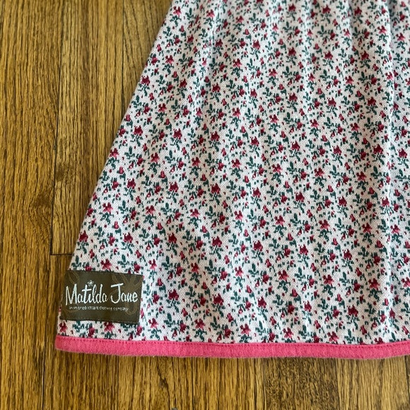 Matilda Jane Cap Sleeve Belted Floral Dress Size 4 - Picture 15 of 16